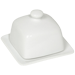 COVERED BUTTER DISH SQU WHITE