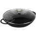 STAUB: CAST IRON WOK: BLACK