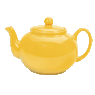 STONEWARE TEAPOT - YELLOW