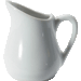 BIA  1OZ CREAMER:CERAMIC WHITE