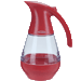 TRUDEAU 19OZ SYRUP DISPENSER RED