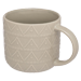 MUG EMBOSSED SAGE TRIANGLES