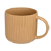 MUG EMBOSSED TAN LINES