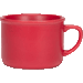 8OZ MATTE CAPPUCCINO CUP  RED
