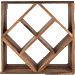 Lattice Wine Bottle Rack - Wood