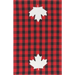 Canada Buffalo Plaid Dishtowel