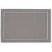 HEMSTITCH PLACEMAT - GREY