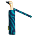 Swirl Blue Compact Duck Umbrella