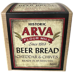500g Arva Beer Brd Ched & Chive
