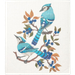 Swedish Dishcloth Blue Jays