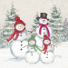IHR Cocktail Napkins Snowmen Fam