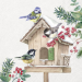 IHR Lunch Napkins Birdhouse