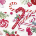 IHR Cocktail Napkins Candy Canes