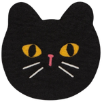 Wool Trivet Black Cat