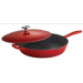 Tramontina 12" CoverSkillet Red