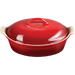 Hrtge 2.3L Oval Casserole-Cerise