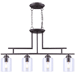 PENDANT 4LGT MONTEBELLO BZ 32"W