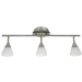 TRACK LIGHT 3L WH/BR.NI 23.8"