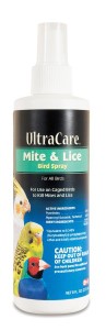 8 in 1 UltraCare Mite & Lice Spray for Birds 8oz