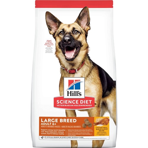 Hill's Science Diet Adult 6+ Large Breed Chicken Meal, Barley & Rice Recipe Dog Food - 33lbs