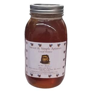 Sweet & Simple Apiaries Honey - 1qt