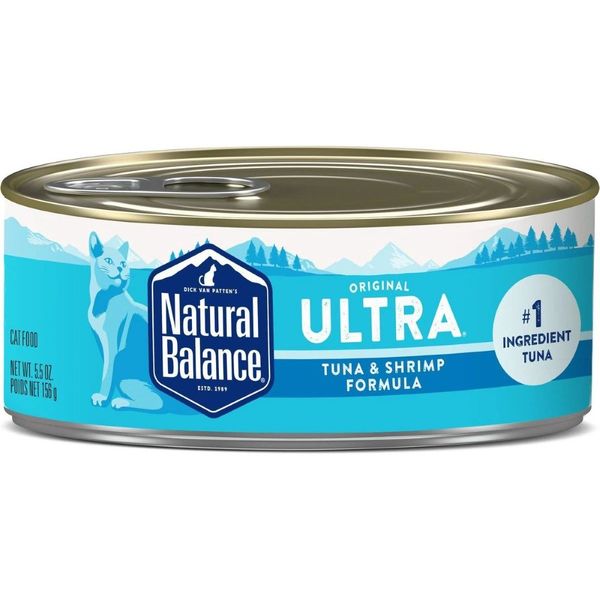 Natural Balance Ultra Premium Tuna with Shrimp Formula Canned Cat Food - 5.5oz