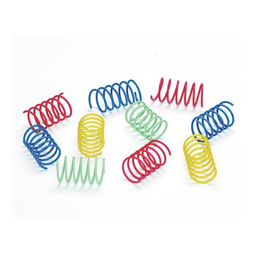 Spot Colorful Springs Catnip Toy Wide, Assorted - 2 in, 10 pk