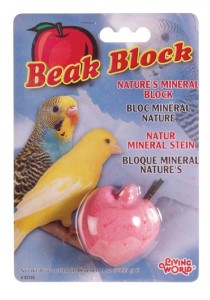 Hagen Living World Mineral Block for Parakeets Red Apple