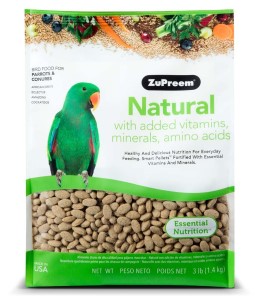 ZuPreem Natural Parrots & Conures 3lb