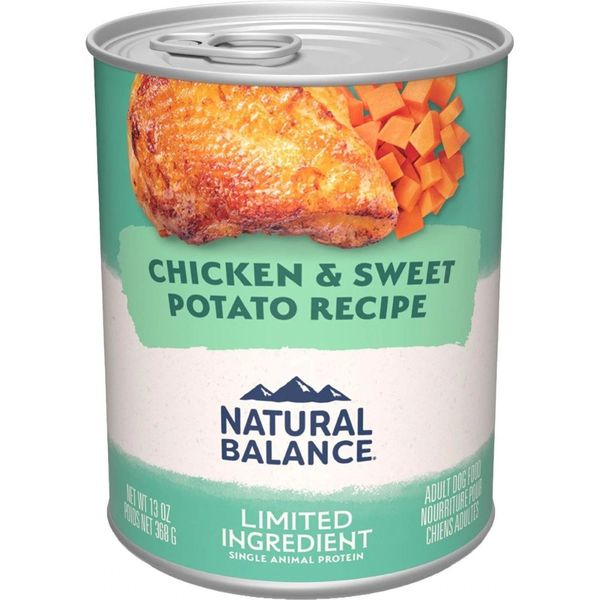 Natural Balance Limited Ingredient Diets Chicken & Sweet Potato Grain-Free Canned Dog Food - 13oz