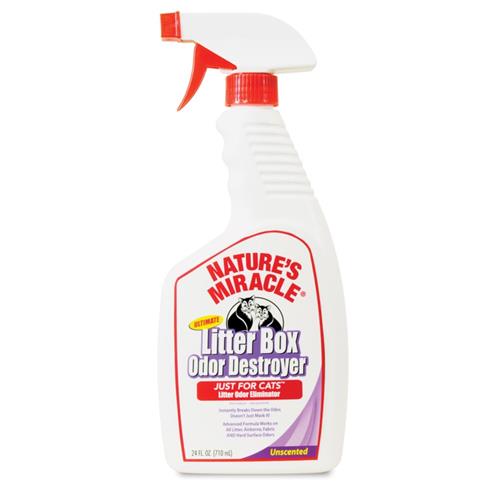 Nature's Miracle Just for Cats Litter Box Odor Destroyer Trigger Spray - 24 fl oz