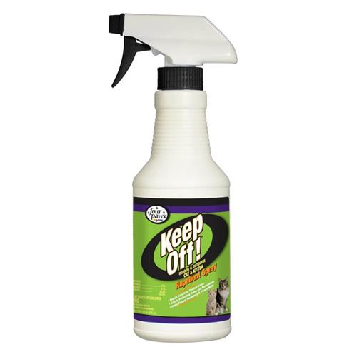 Four Paws Keep Off! Cat Repellent Spray Outdoors & Indoor - 16 oz
