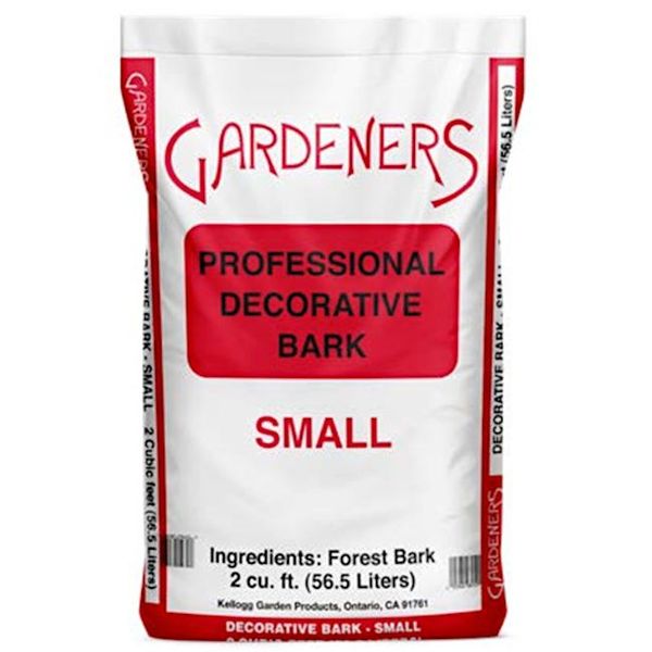 GARDENERS SMALL DECORATIVE BARK - 2 CU FT