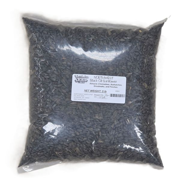 Northwest Seed & Pet Small Black Sunflower Seed - 5lb.