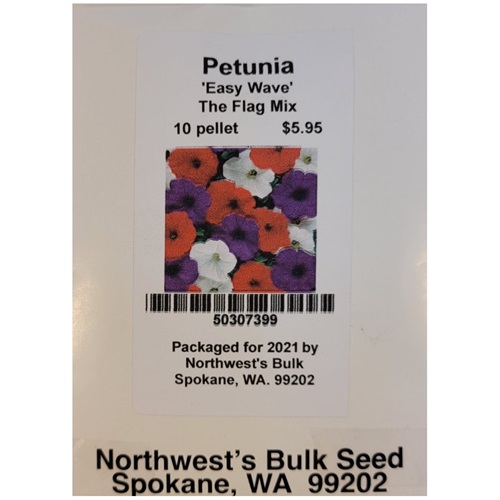 10ea Petunia EZ Wave Flag Mix