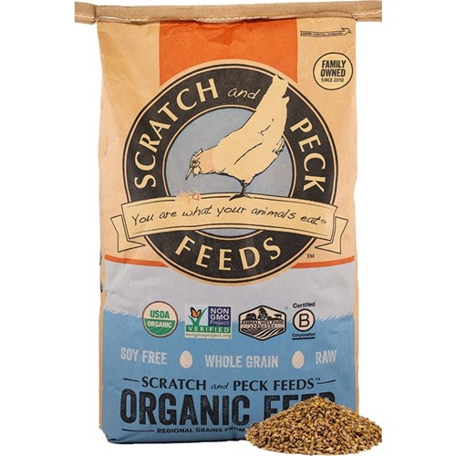 Scratch and Peck Naturally Free Organic Grower Feed - 40lbs
