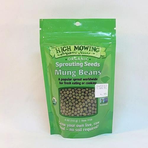 OG Sprouting Mung Bean Seed - 4oz
