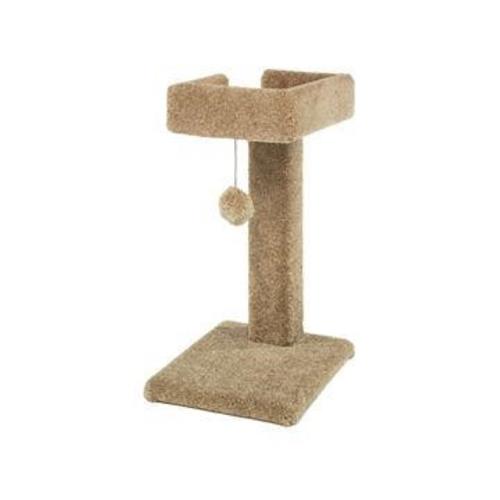 Ware Manufacturing Carpeted Kitty Cactus Scratch Post with Toy, 24-Inch