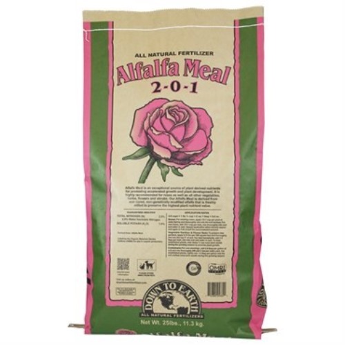 Down To Earth Alfalfa Meal 2.5-0.5-2.5 - 25lb - OMRI Listed®