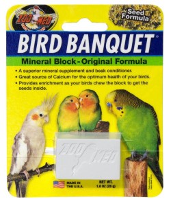 Zoo Med Bird Banquet Block Original Seed Formula Small