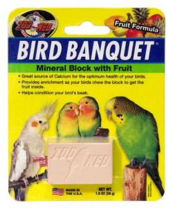 Zoo Med Bird Banquet Block Fruit Formula Small