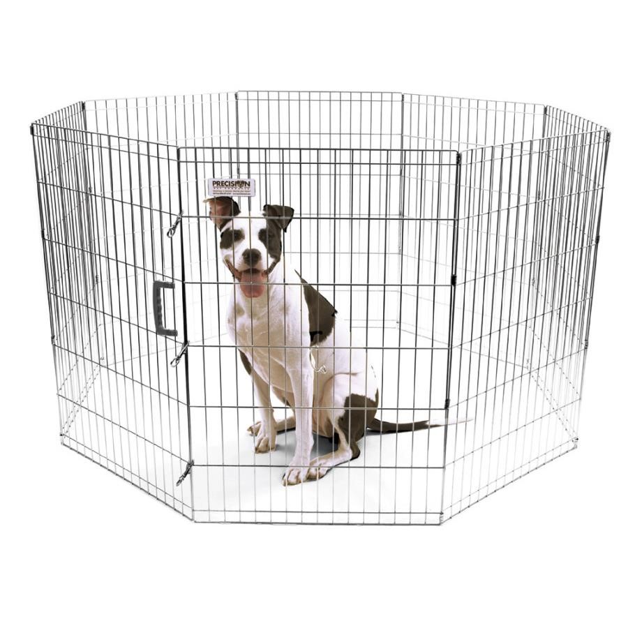 Precision Pet Products Exercise Pen Silver - 36 in