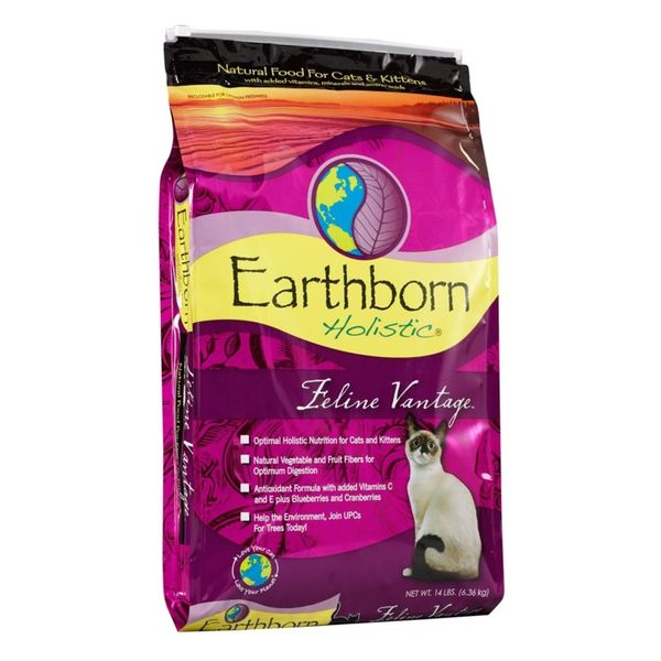 Earthborn Holistic Feline Vantage Dry Cat Food - 14 lb