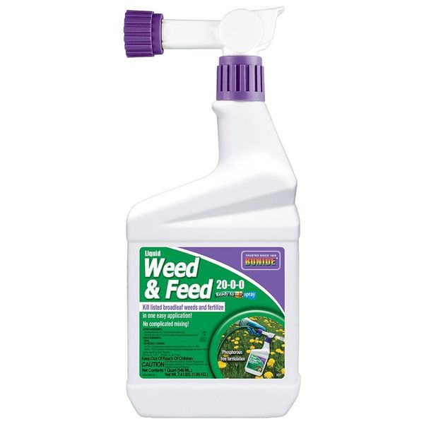 BONIDE Liquid Weed & Feed 20-0-0 Ready-To-Spray, 32 oz