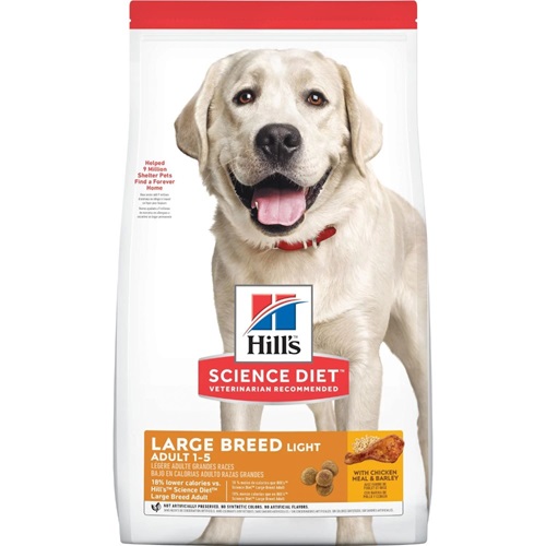 Hill's Science Diet Adult Large Breed Light Chicken Meal & Barley Dog Food - 30lbs