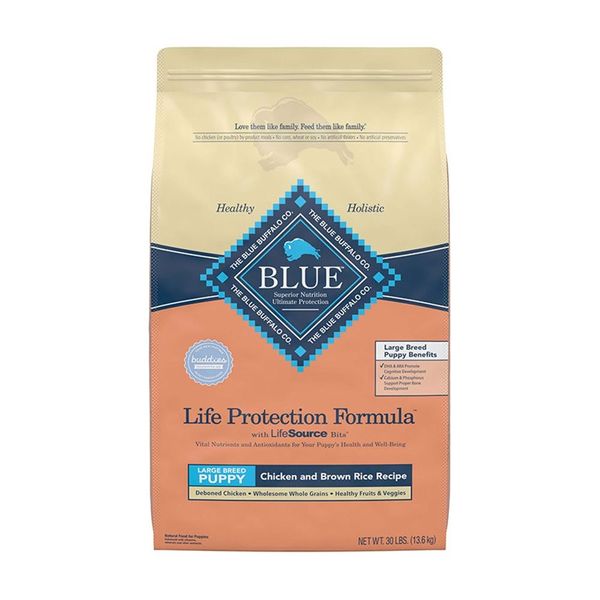 Blue Buffalo Life Protection Formula® Chicken & Brown Rice Recipe Large Breed Puppy Dog Food - 30Lb