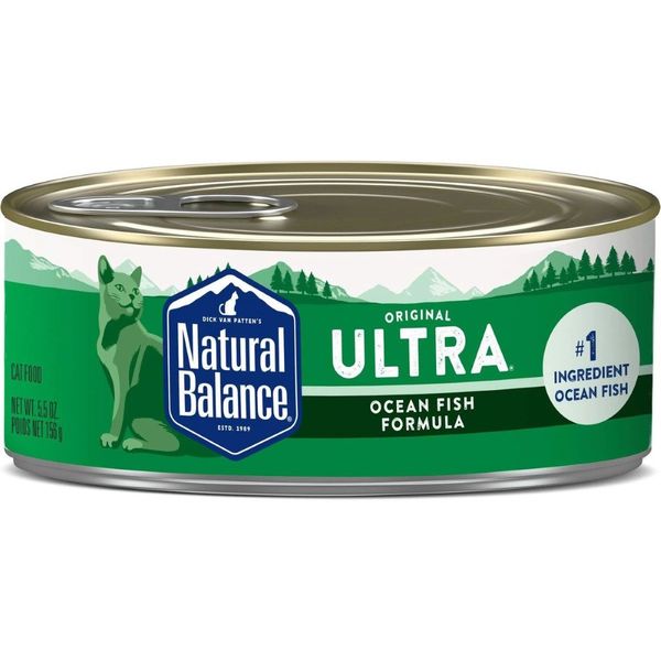 Natural Balance Ultra Premium Ocean Fish Formula Canned Cat Food - 5.5oz