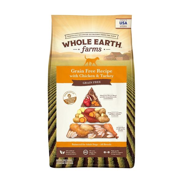 Whole Earth Farms® Goodness from the Earth Grain Free Chicken & Turkey Recipe Dog Food - 25 Lbs