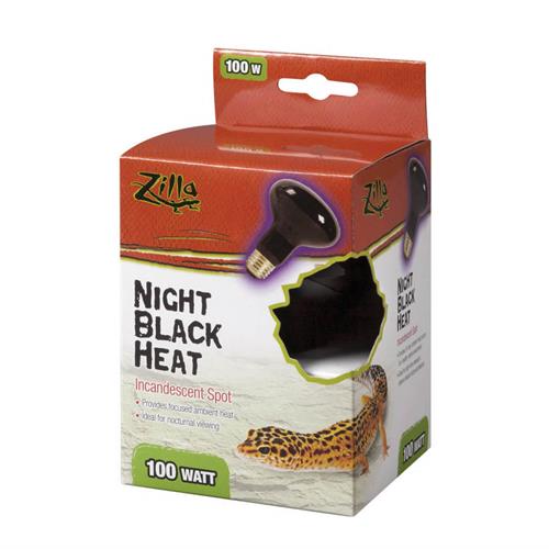 Zilla Incandescent Spot Bulbs Night Black - 100 W
