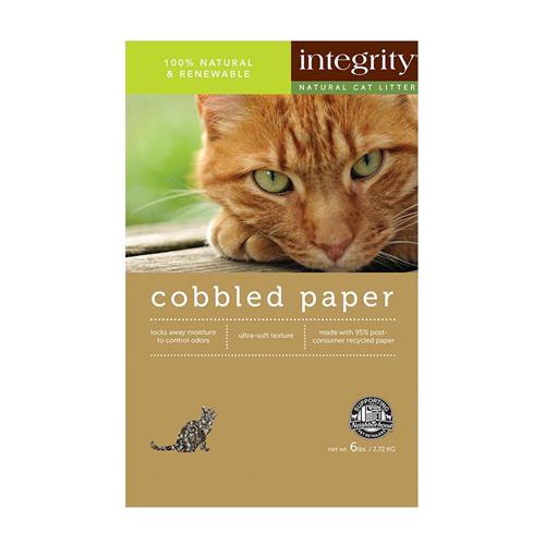 Integrity Natural Cat Litter Cobbled Paper 6lb